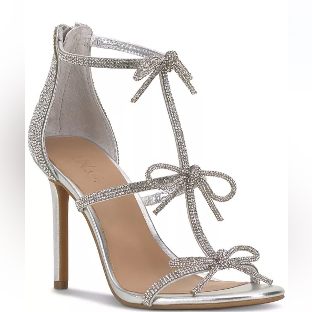 I.N.C. International Concepts Women'Nolino Beaded Bow TStrap Dress Sandals shoes